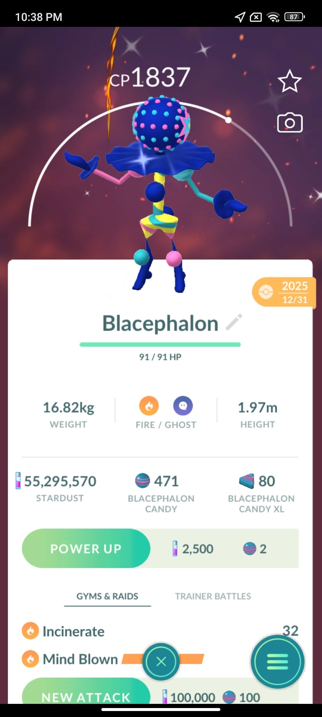 Shiny Blacephalon Pokemon Go Trade