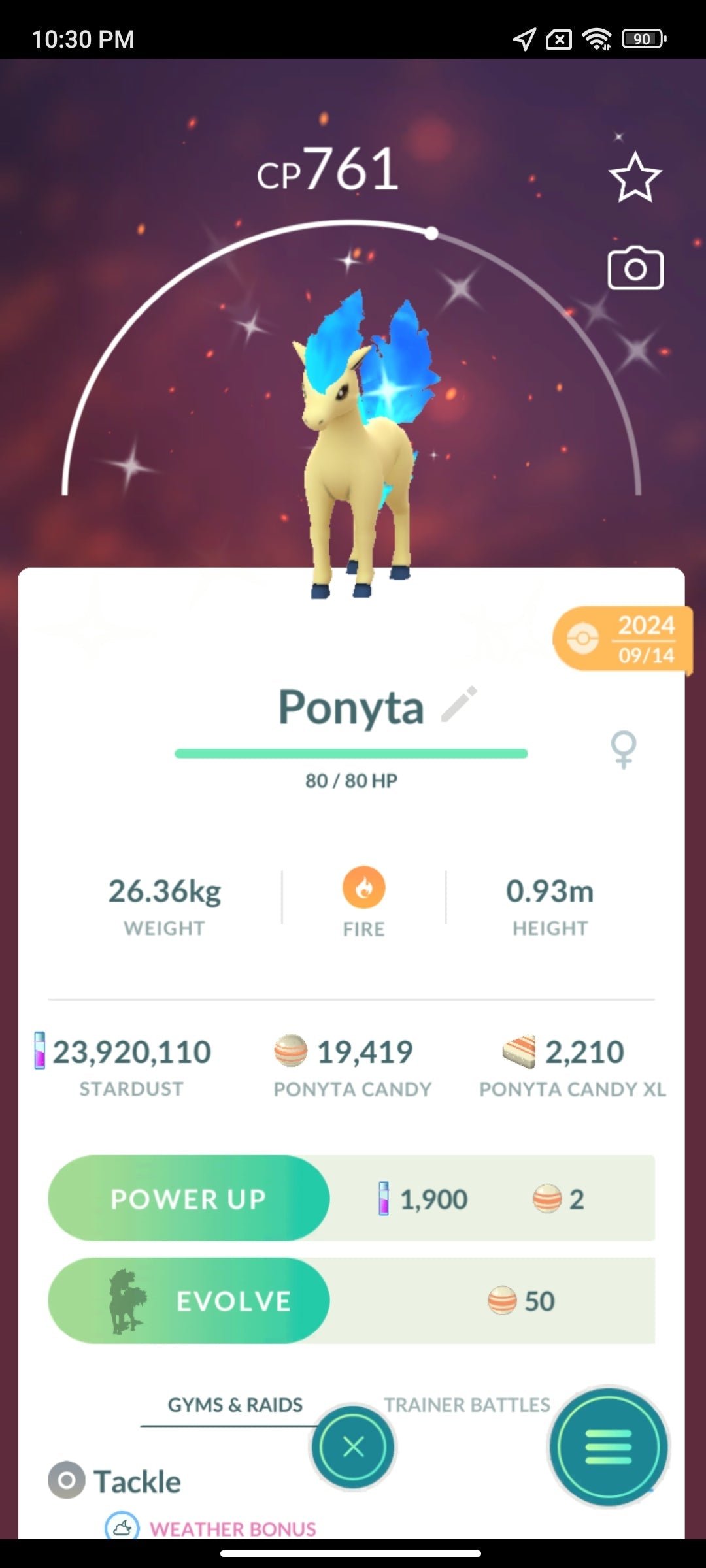Shiny Ponyta Pokemon Go Trade