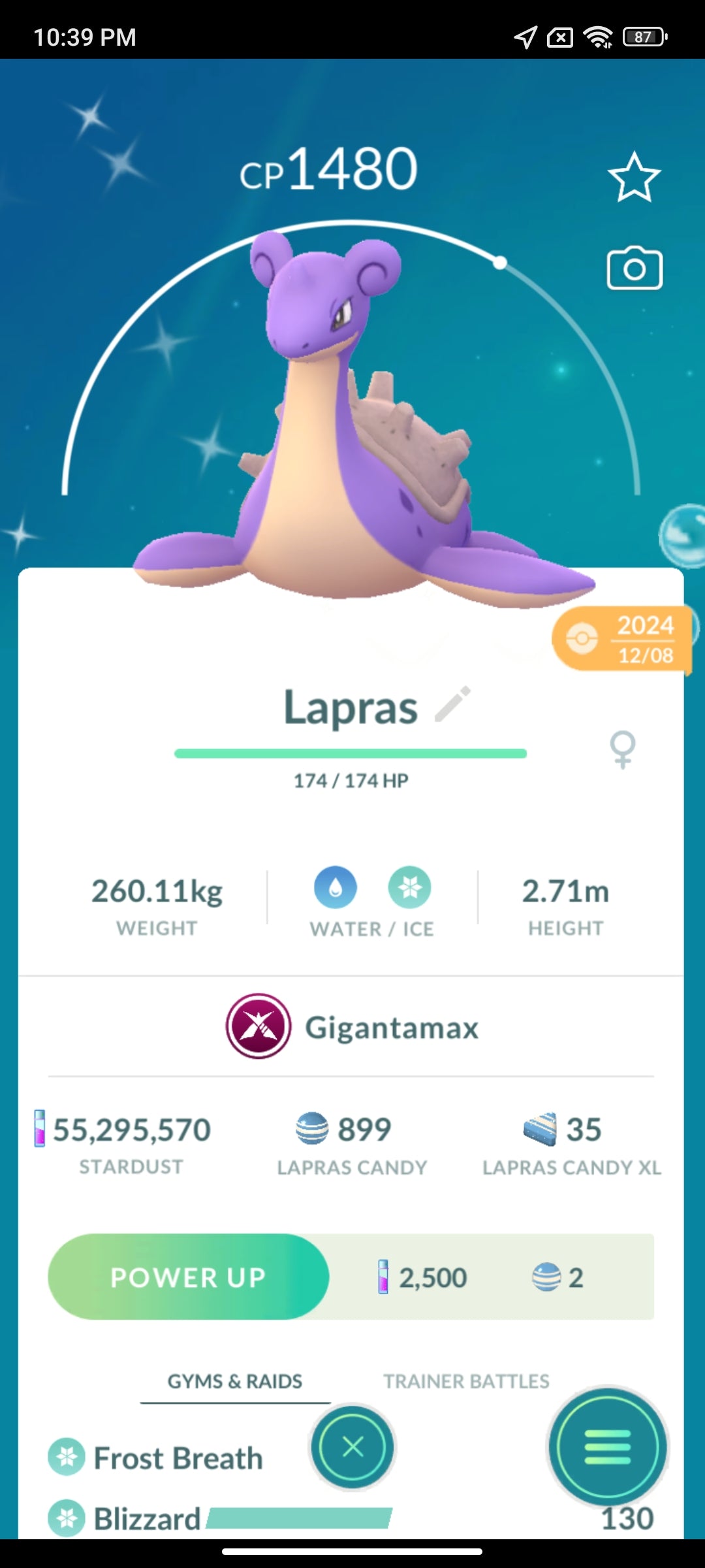 Shiny Lapras Pokemon Go Trade