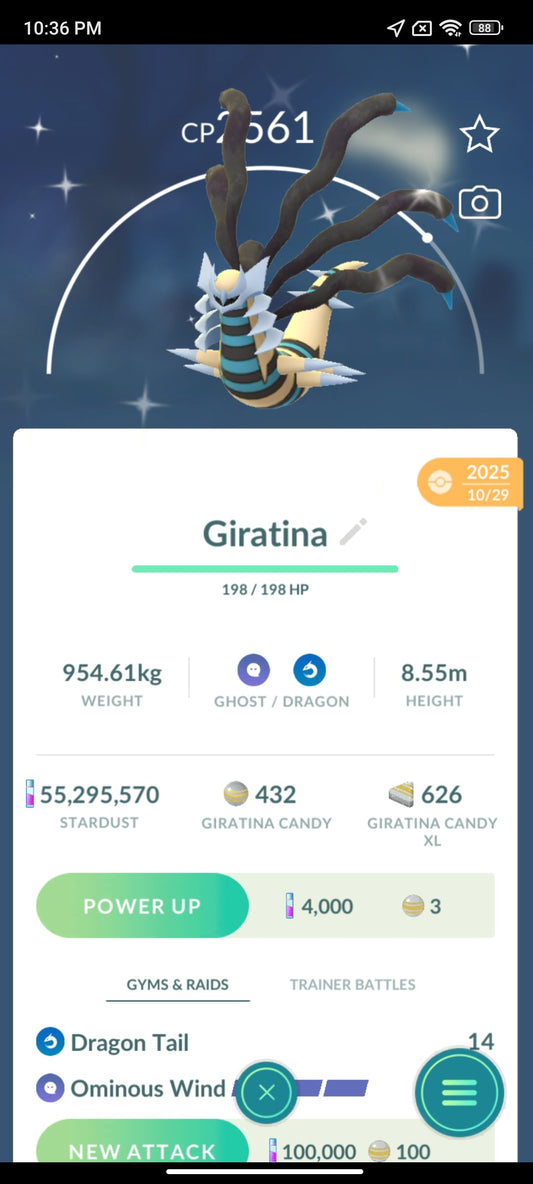 Shiny Giratina Origin Form Pokemon Go Trade